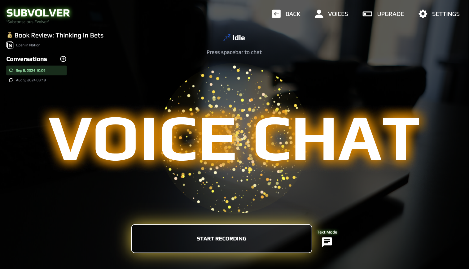 Subvolver Notion AI Voice Chat